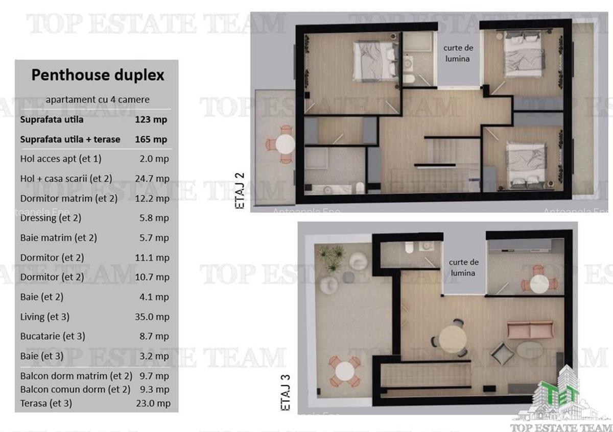 Apartament de lux,  duplex de 4 camere, bloc nou , zona premium- Domenii - 5