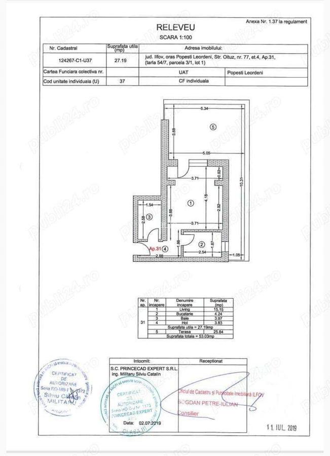 Direct proprietar apartament cu 1 camera an 2019 - 1