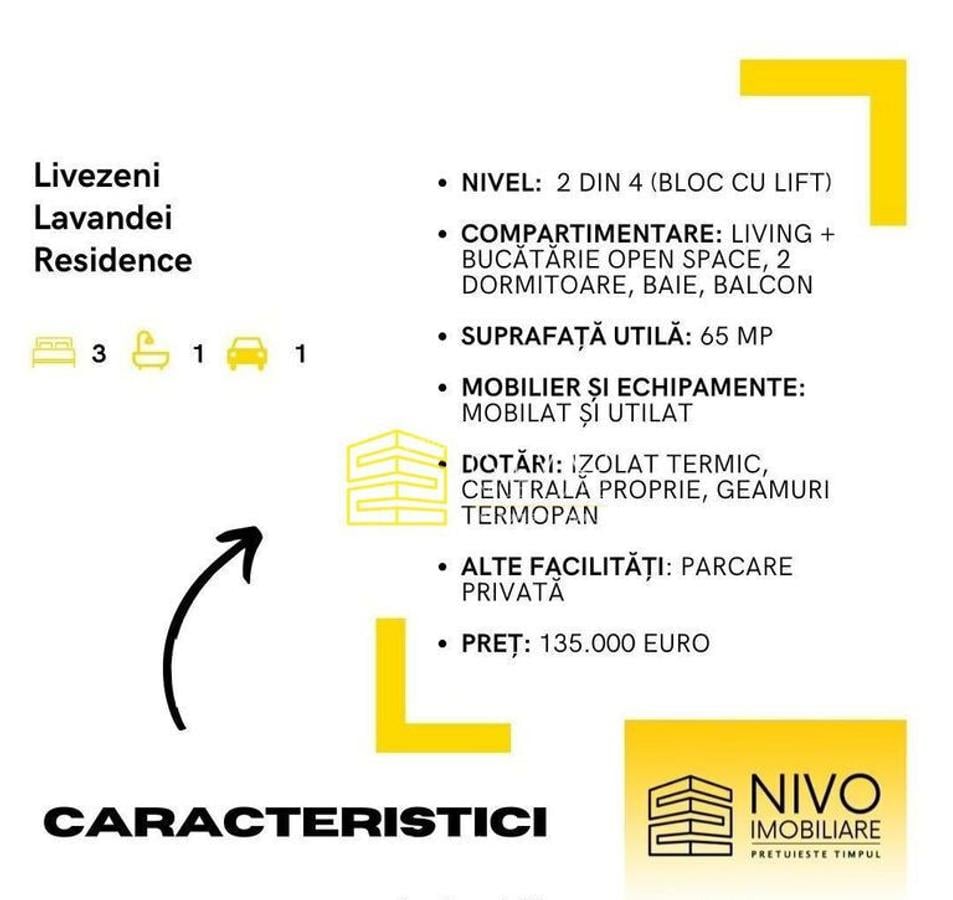 Apartament 3 camere - Livezeni - Lavandei Residence - Blo... - 4