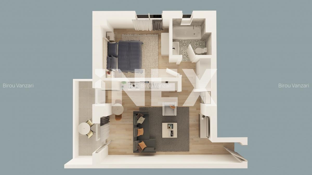 Apartament 2 camere in Mioveni | Bloc Nou | Comision 0% - 4