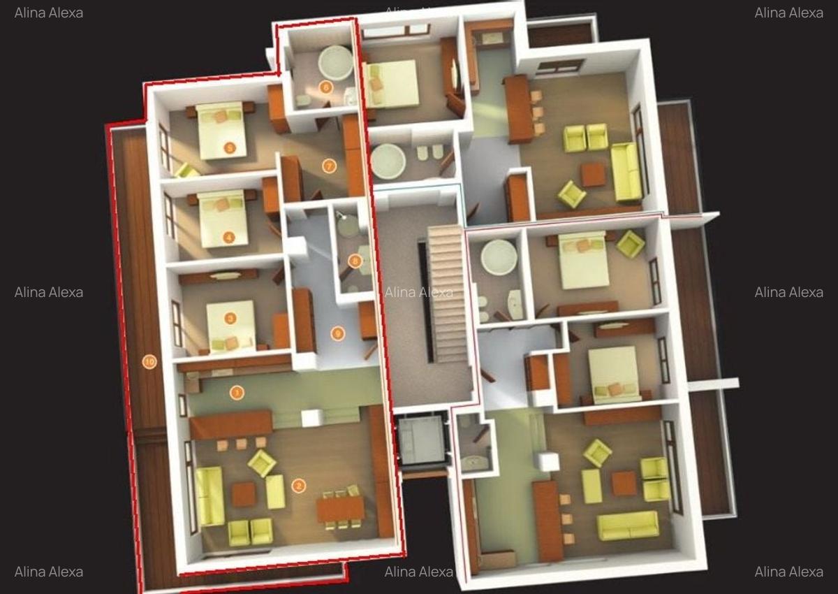 Apartament cu 4 camere decomandat, mobilat în Drumul Poienii - 14