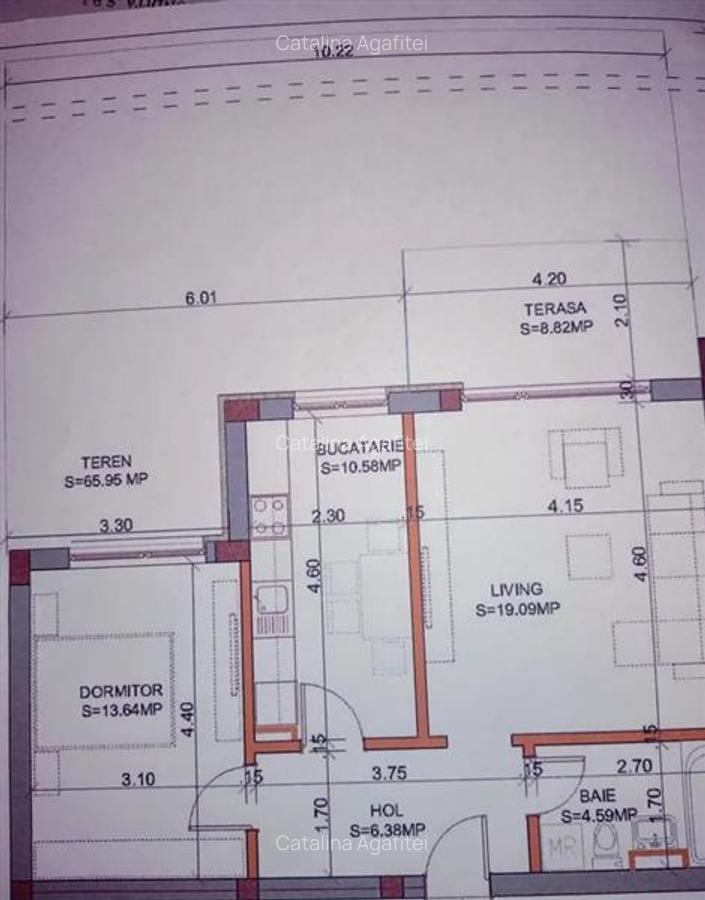 Apartament 2 camere, 54MP UTILI plus gradina 66mp - 5