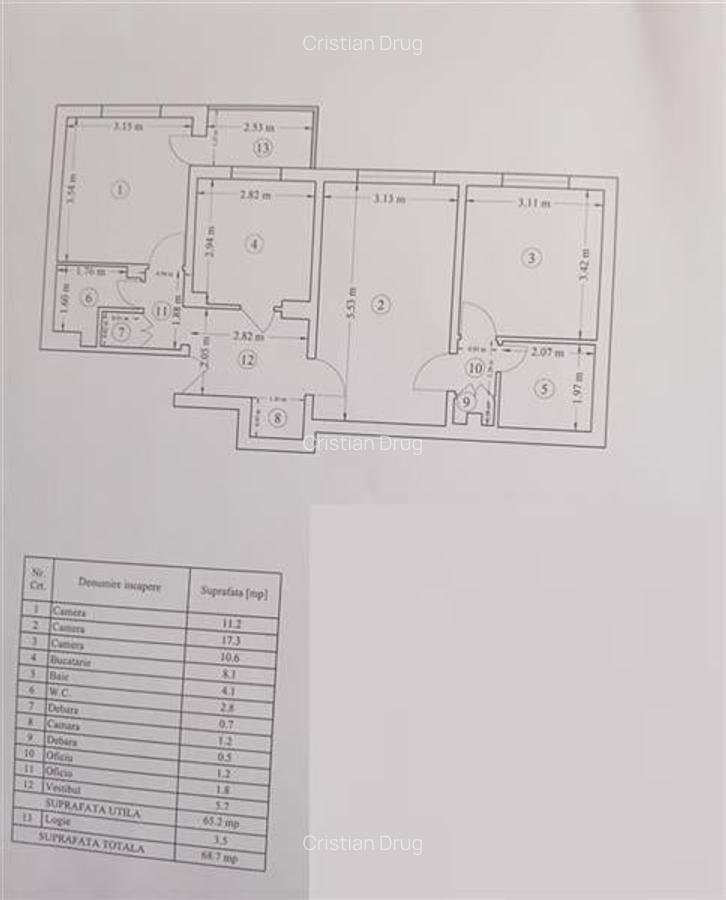 Apartament 3 camere Chisinau - 8