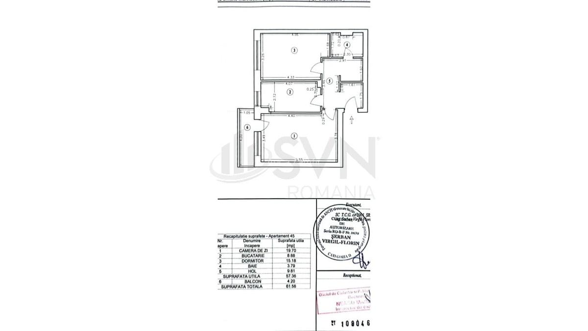 REA1024905 2 camere cu loc de parcare Baba Novac Residence - 12