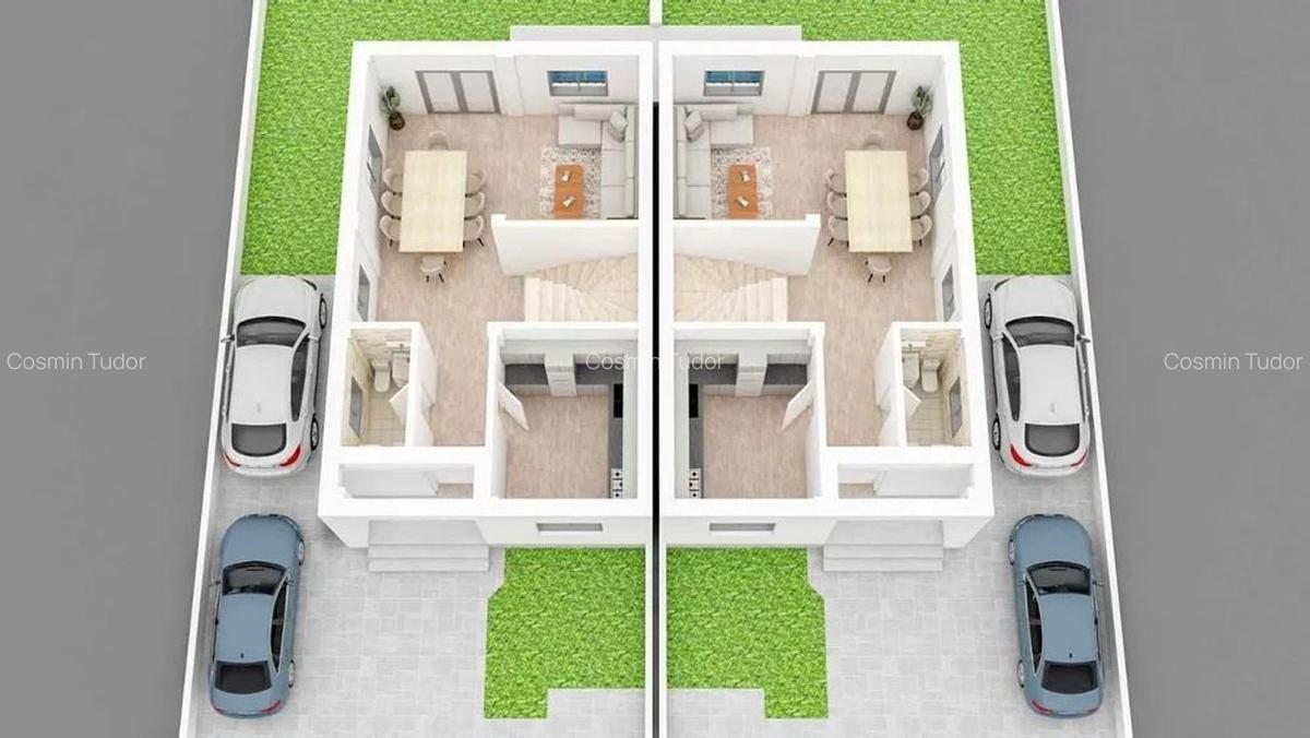 Oferta! Casa noua tip Duplex, 5 Camere, P+1E+M,in Otopeni - 3