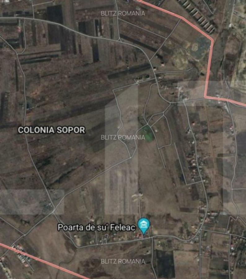 Teren intravilan 1072.5 mp Colonia Sopor, front de 46 ml la - 1