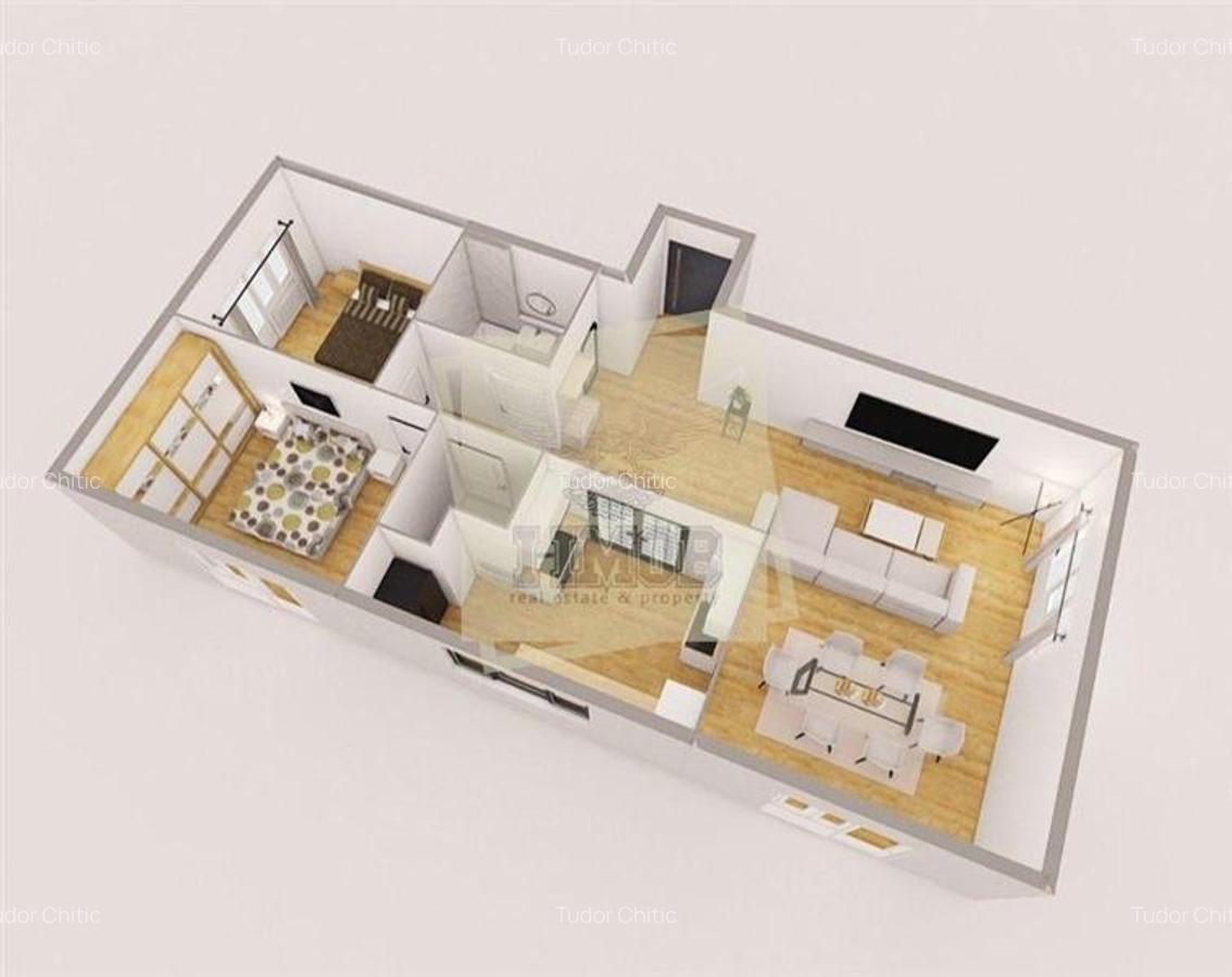 Apartament 92 mp utili etajul 1 cu 3 camere 3 balcoane 25 mp Rahovei - 13