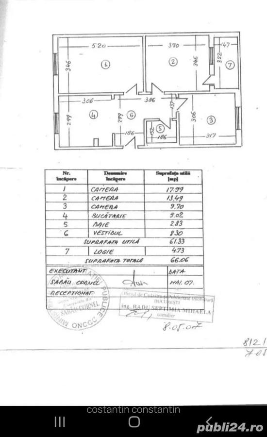 Inchiriez apartament 3 camere - 1