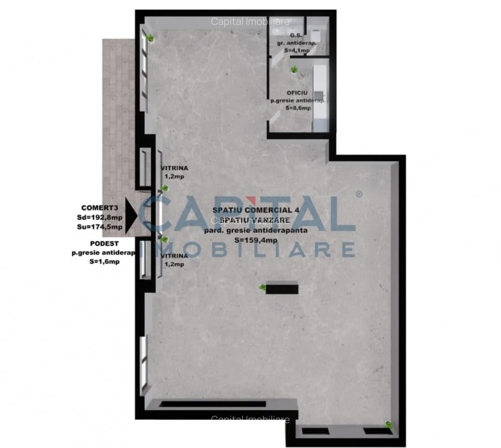 Comision 0%! Spatii Comerciale de Vanzare - Cartier Transilvania - Lacul Noua - 3