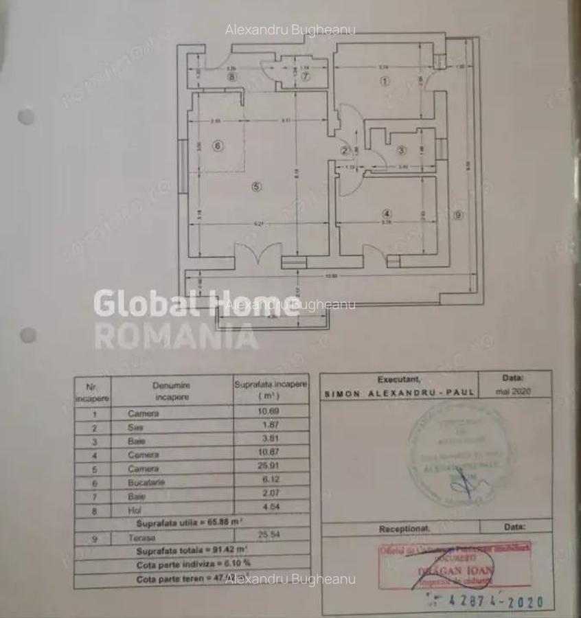Apartament 3 camere Terasa 26mp | Sisesti Straulesti | Mobilat | Parcare - 18