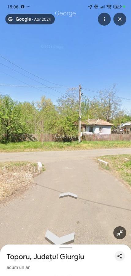 Casa batraneasca plus teren 1600mp Toporu jud. Giurgiu - 2