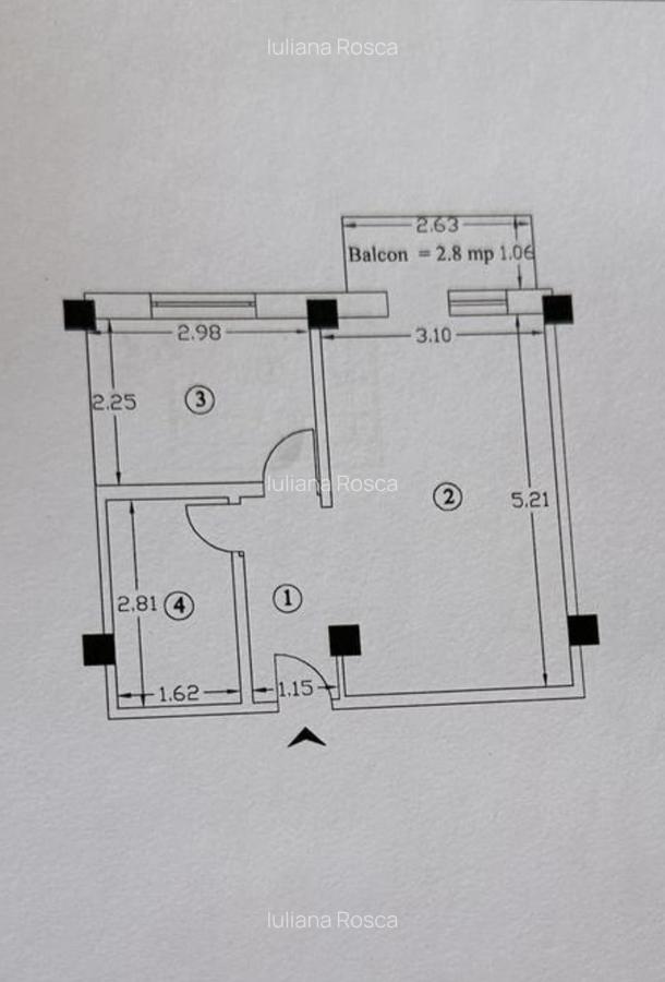 Apartament cu o camera, Carrefour Felicia, Baza 3, Tudor, Bucium, Podu Ros - 1