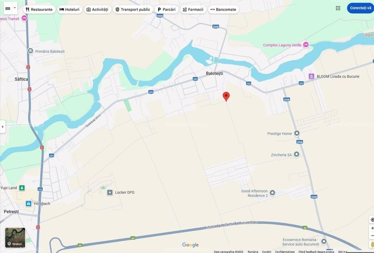 Teren Intravilan Balotesti Biserica Sfantul Nicolae COMISION 0% - 6