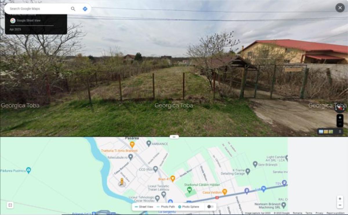 Teren intravilan 1056 mp cu cabană 44 mp, Pasărea – Brănești (Ilfov) - 3