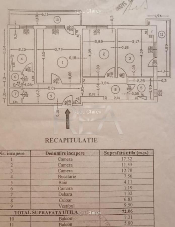 Apartament 3 camere, 7 minute metrou Gorjului - 10