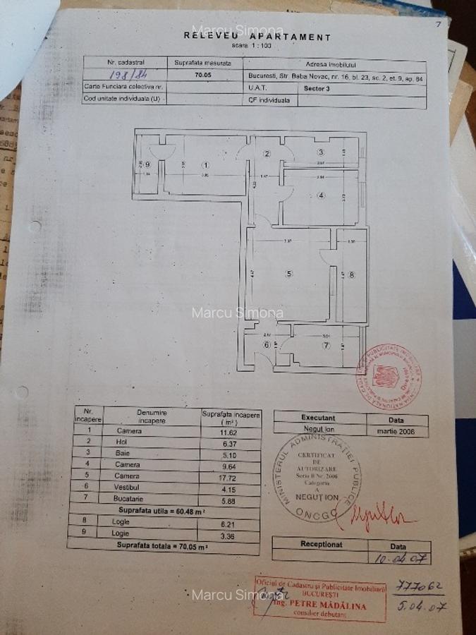 Apartament 3 camere Baba Novac - 2