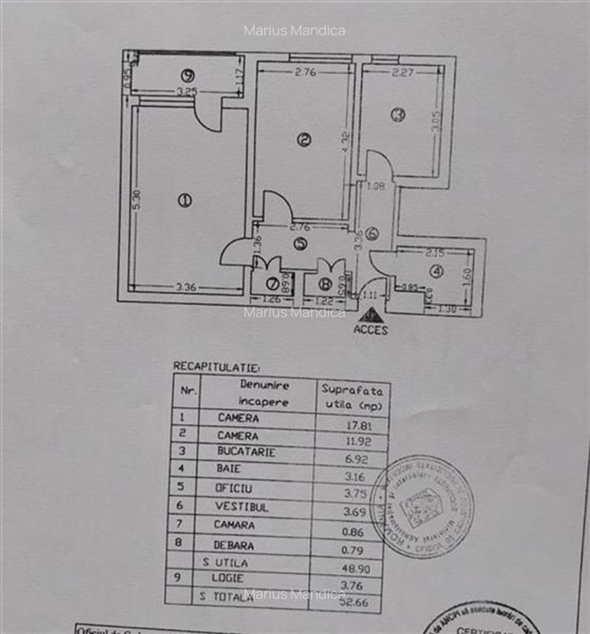 Apartament de 2 camere renovat Titan Parc IOR - 1