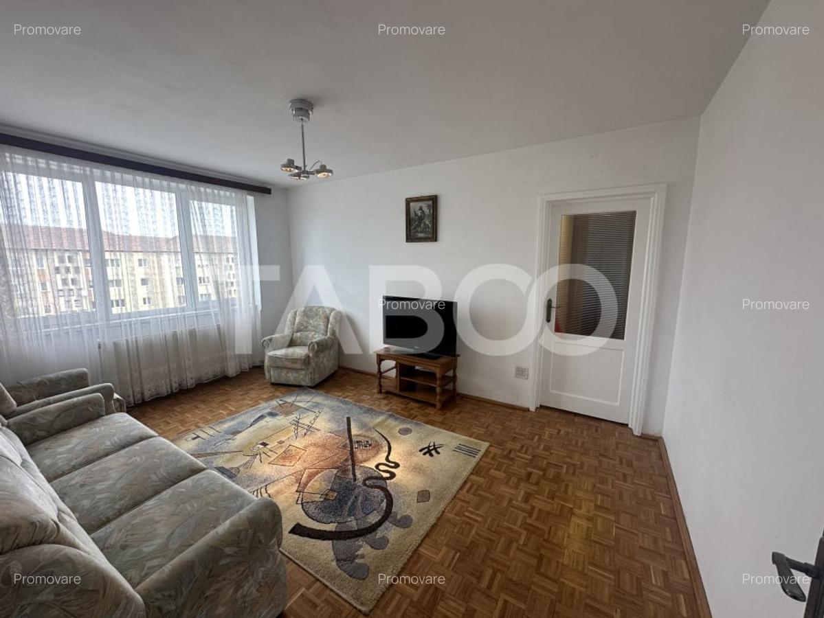 Apartament decomandat 3 camere etaj 4 zona Rahovei Sibiu - 1