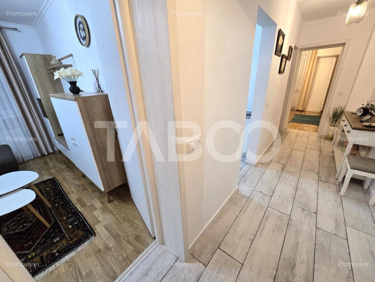 Apartament 2 camere de inchiriat mobilat modern pivnita Dioda Sibiu - 16