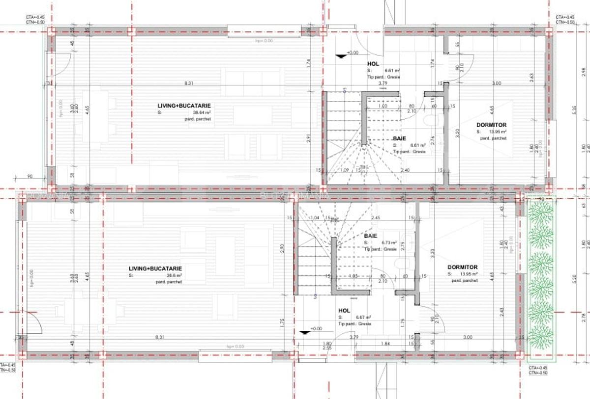 Duplex 120 mp, teren 240 mp, zona Sanicoara - 4