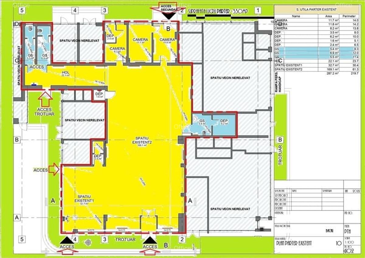 Spatiu 290 mp Comision O%  Ucentral - 2