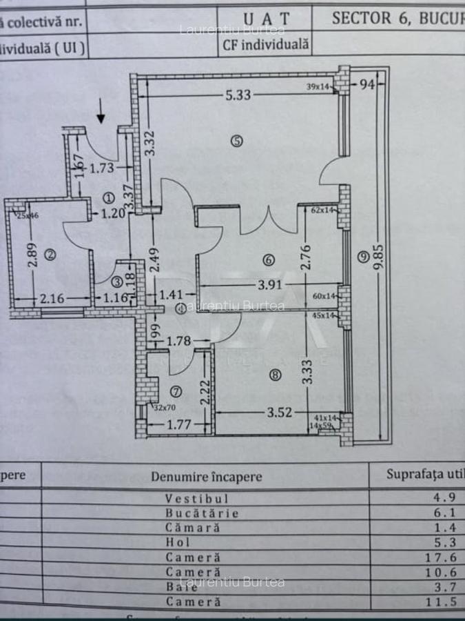 3 camere 4/10, Drumul Taberei-Raul Doamnei. - 5