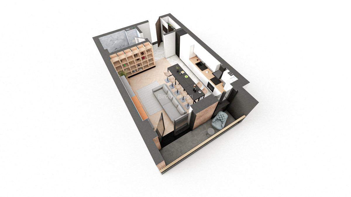 VIȘANI – BRAUS CONFORT - Apartament Tip A – 1 Cameră - 4