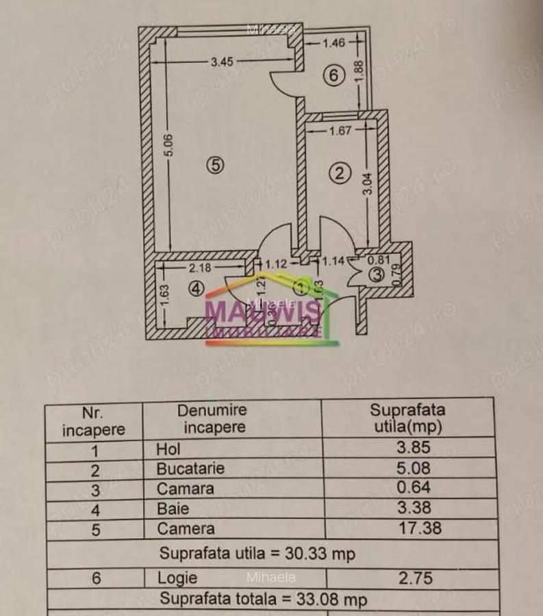 Ritmului / Pantelimon / decomandata/ Metroul Iancului / - 1