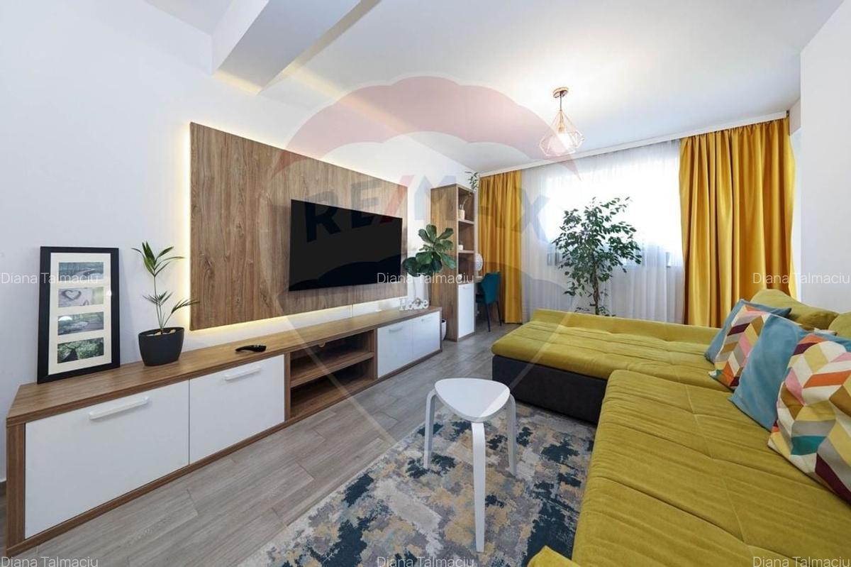 Apartament cu 3 camere decomandat, mobilat în Tractorul - 4