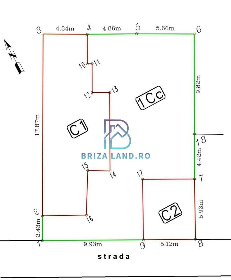 Bucurestii Noi, parcul Basilescu, casa 96mp, 4 camere, teren 302mp - 17