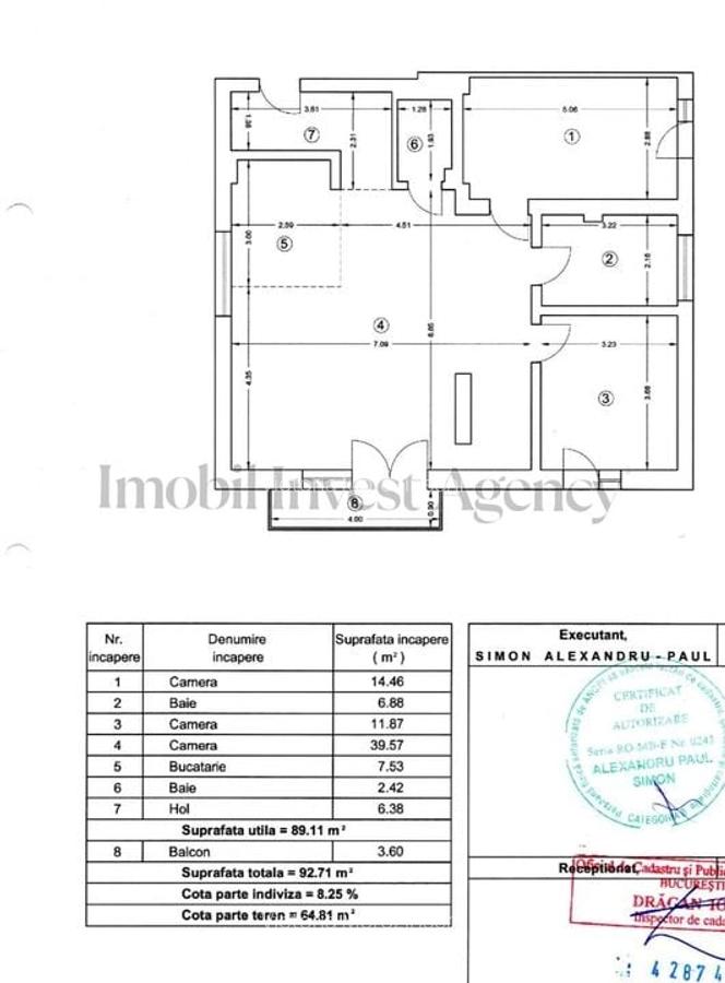 Apartament 3 camere spre chirie Șoseaua Straulesti - 23