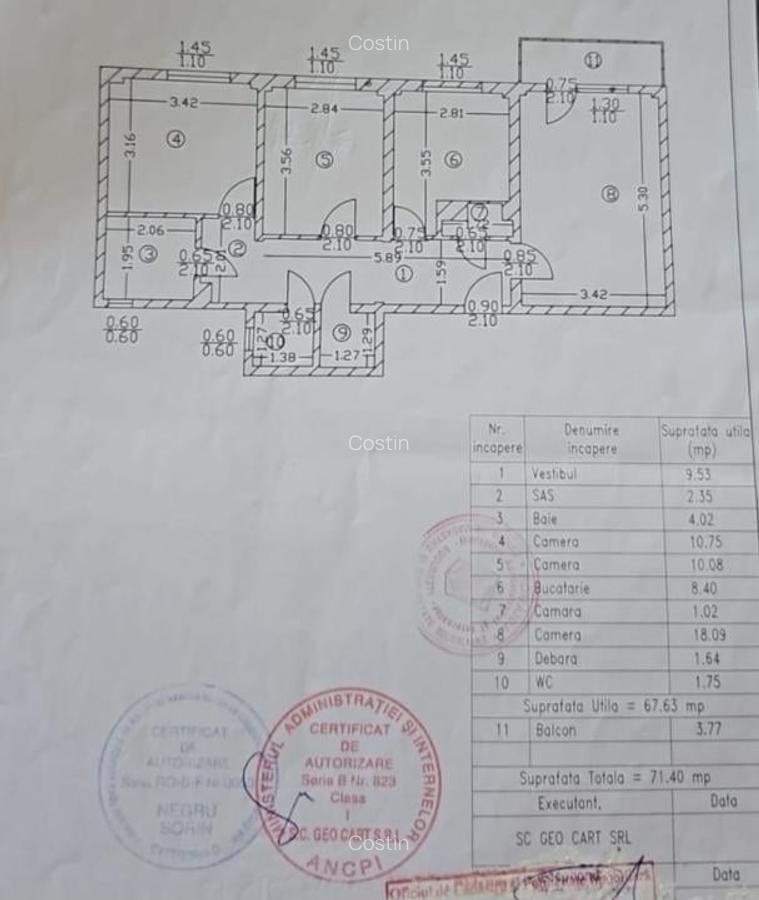 Ap. 3 cam. dec. Tineretului - 8