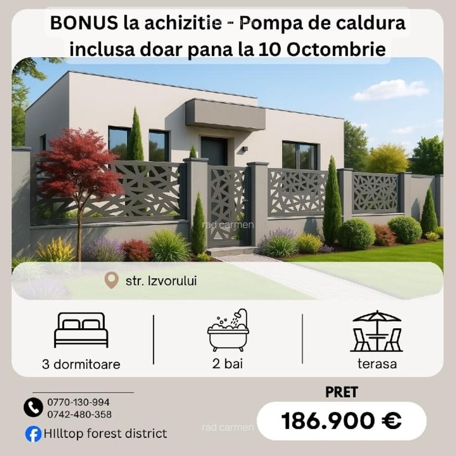 Casa Premium PanoramaTeren Generos Utilitati Bonus achizitie Pompa de Caldura - 1