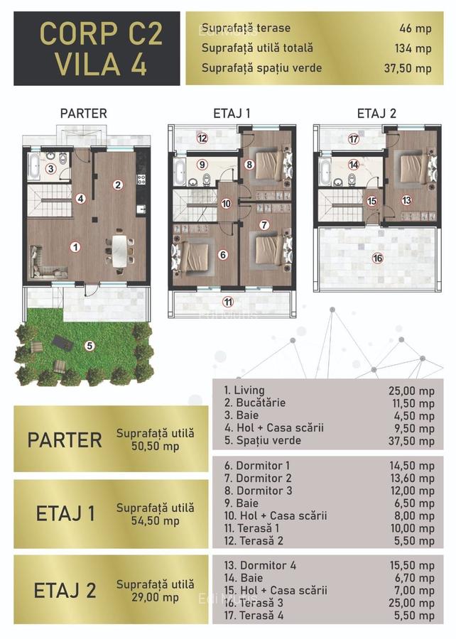 Drumul Binelui | Metalurgiei - Vila 5 camere, 3 bai cu terasa - 9