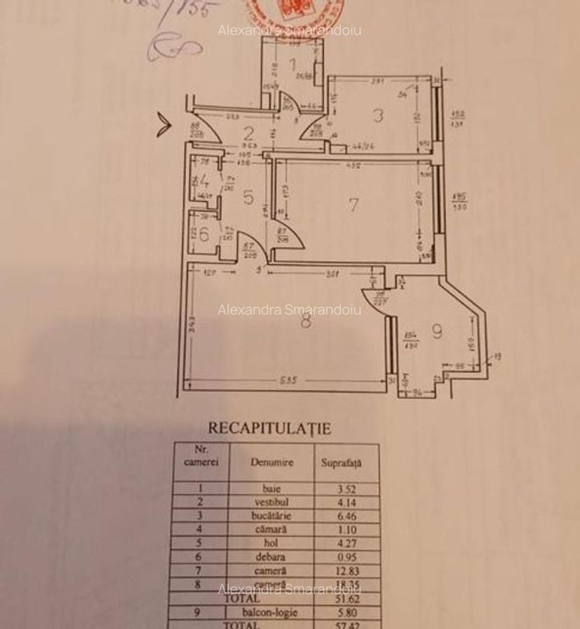 Apartament cu 2 camere decomandat în Dorobanți - 8