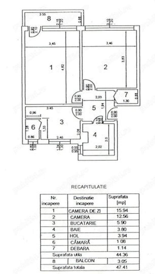 Apartament 2 camere decomandat Eroii Revolutiei - 6