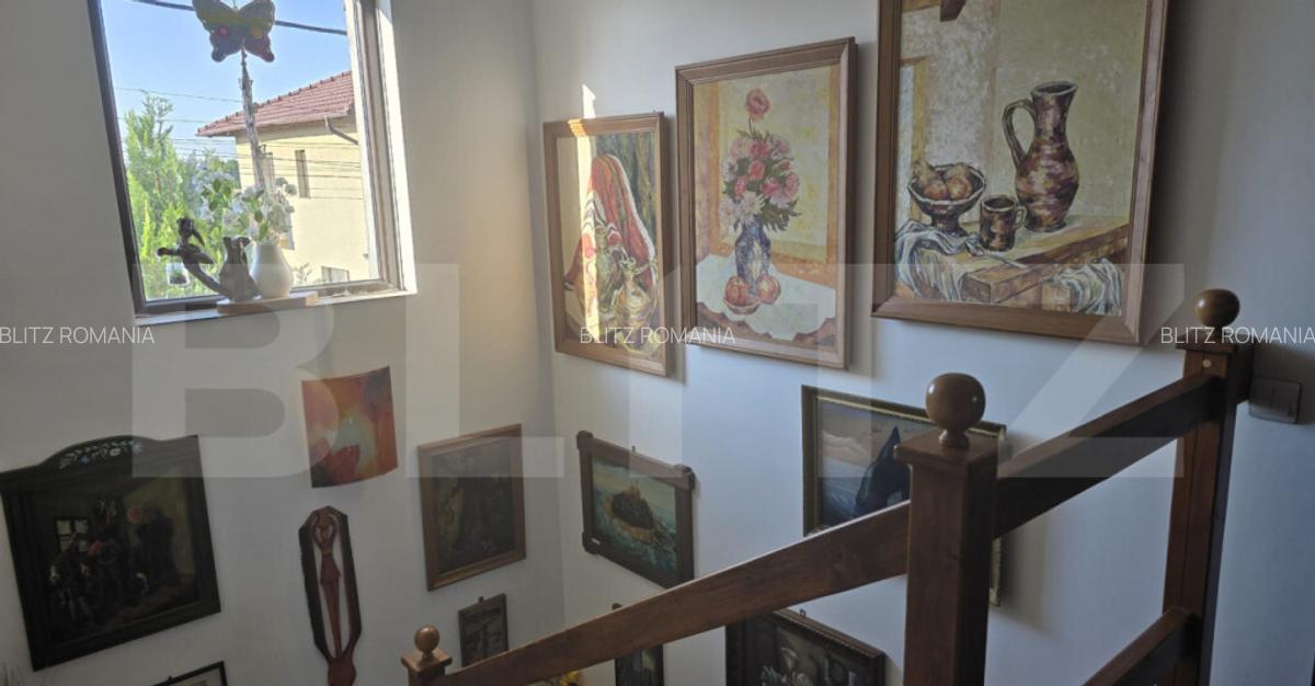 Casa de vanzare, cu 4 camere, 140 mp, teren 300 mp, zona Dar - 9