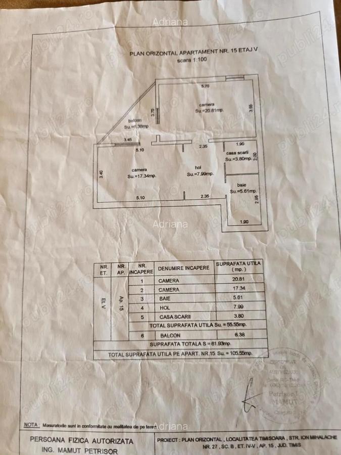 Apartament 3 camere Tip Samanta cu scara interioara Saguna langa Casa de Pensii - 19