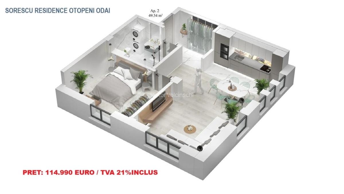 Sorescu Residence - Apartamente cu 2 camere, parcare, lift - 2