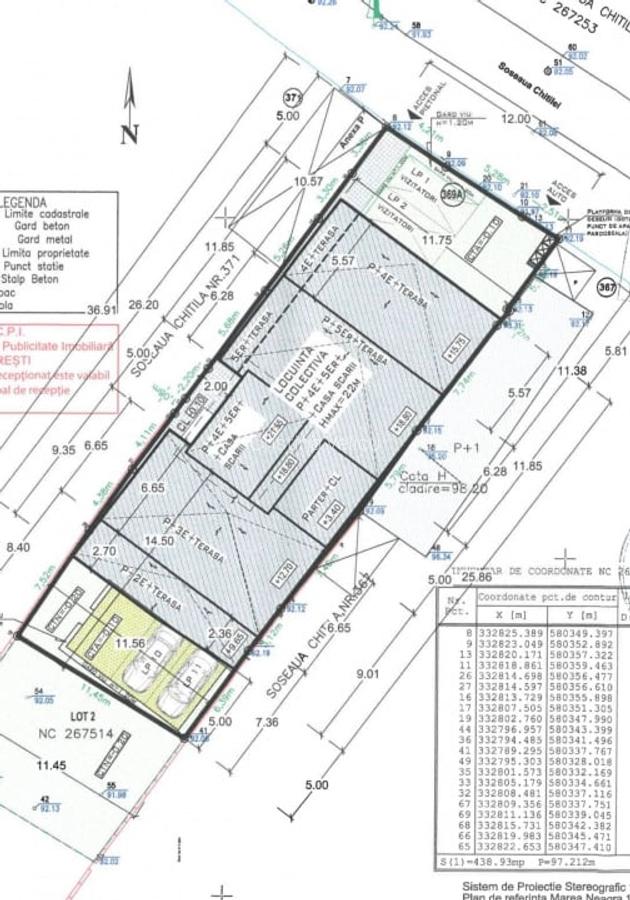 Vanzare Teren cu autorizatie de constructie valabila - Soseaua Chitilei P+4+5R - 1