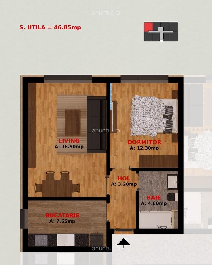 Fundeni, Dobroesti, Ilfov, Bucuresti, apartament doua camere - 5