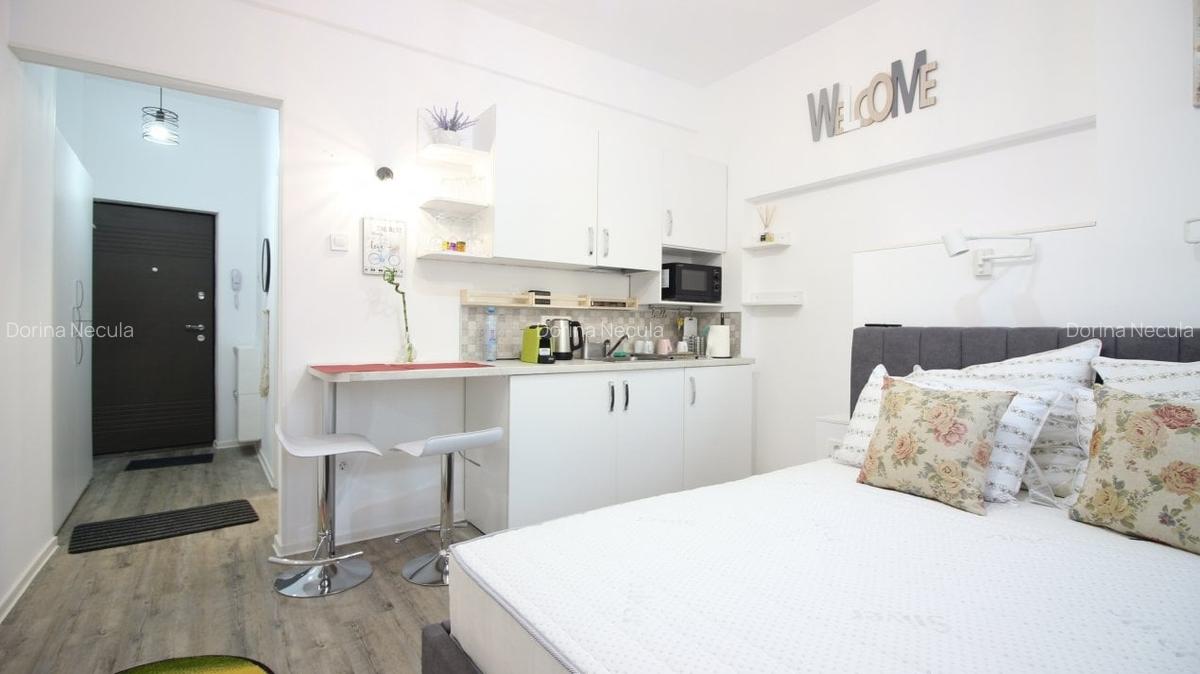 Universitate, garsoniera mobilata complet, etaj 1/8, afacere la cheie Airbnb - 4