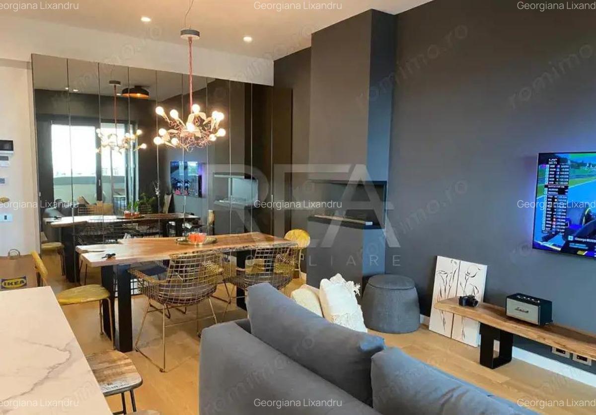 2 camere, penthouse, mobilat designer + 2 parcari Aviatiei Tower - 4