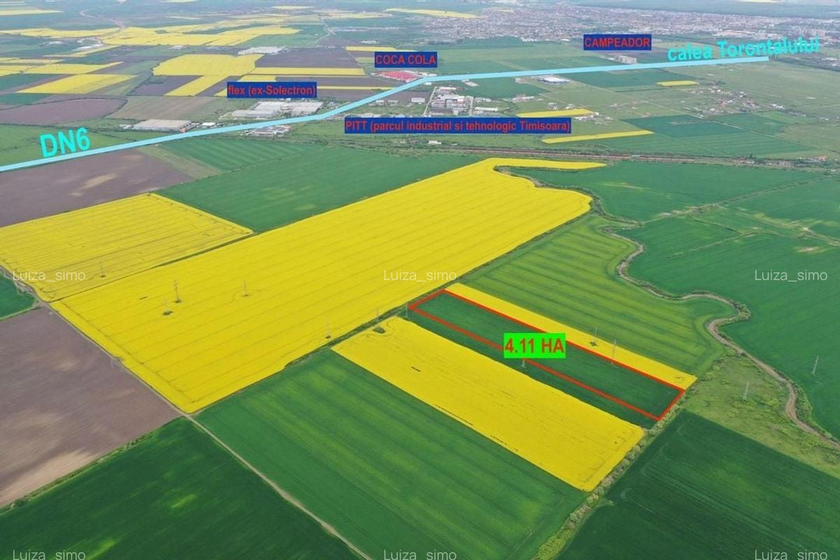 Teren industrial / extravilan în zona COLA – Timișoara - 1