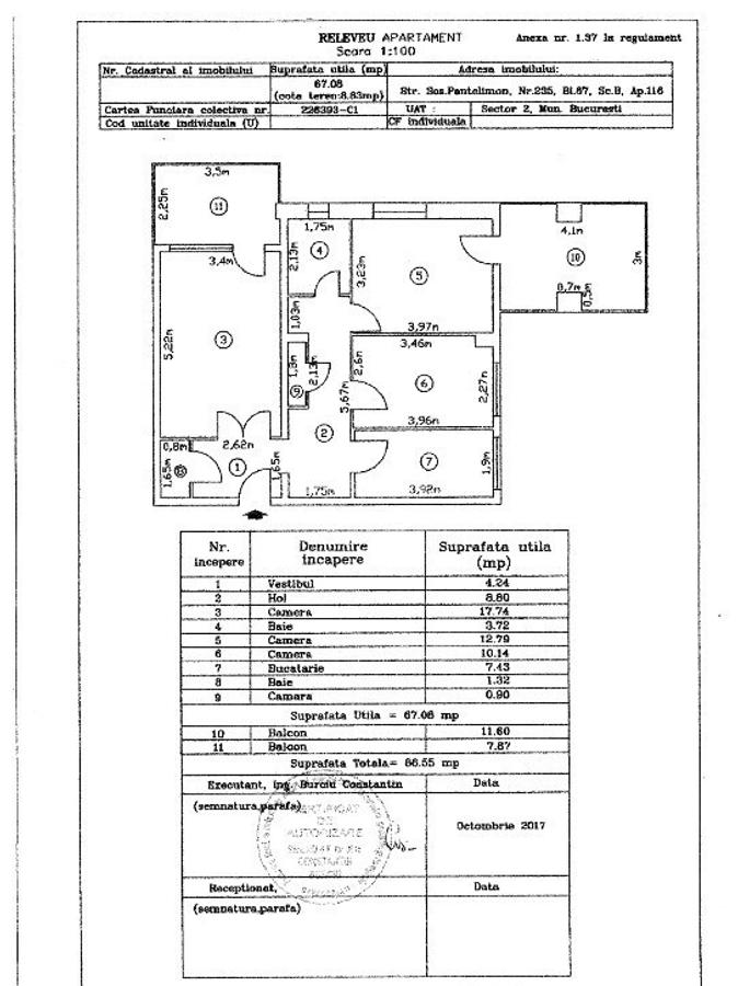 Apartament 3 camere - Soseaua Pantelimon - Zona Megamall - 15