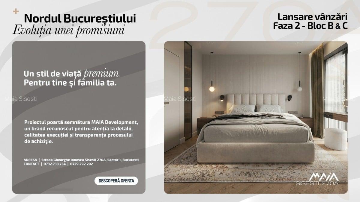 STUDIO BANEASA | MAIA | LANGA METROU STRAULESTI | FINISAJE PREMIUM - 4