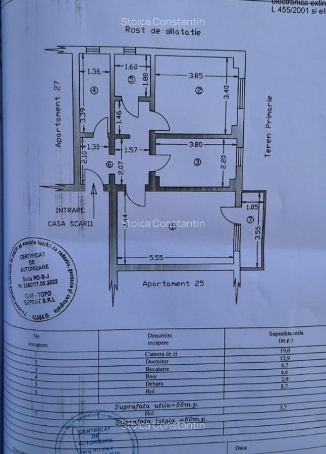 Apartament 2 camere, Bd Unirii - 1 Apartament 2 camere, Bd Unirii - 1