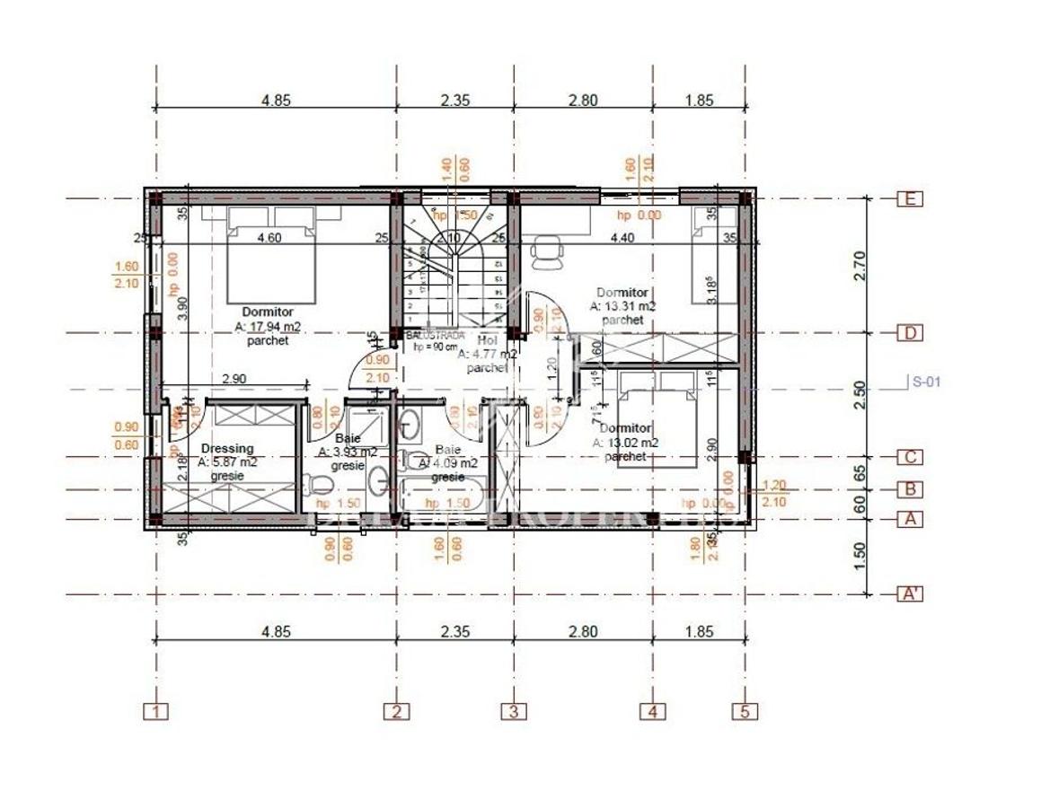 Casă individuală de vanzare, teren 474 mp, Chinteni - 11