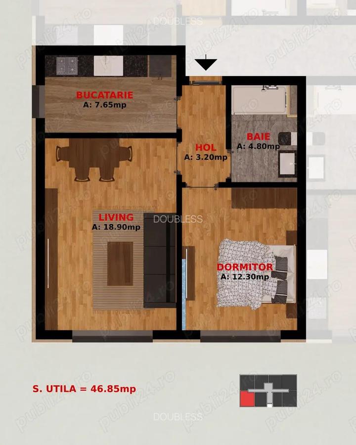 Garsoniere si Apartamente doua camere. Comision 0% - 3