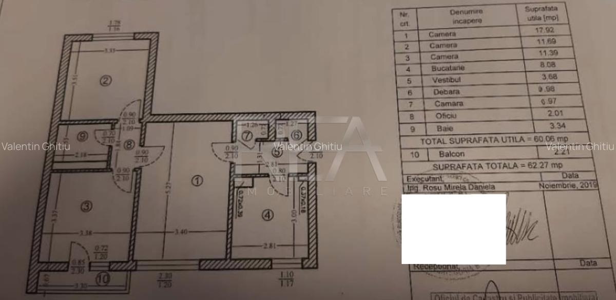 3 camere - Baba Novac - renovat - parcare - metrou - 7